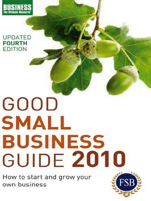 cover image of Good Small Business Guide 2010